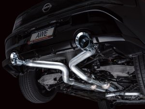 Nissan Z Performance Exhaust - AWE Tuning - Cat Back Track Edition - Chrome Silver - `23-`27 Nissan Z Performance Exhaust - AWE Tuning - Cat Back Track Edition - Chrome Silver - `23-`27